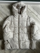 Kurtka pikowana beżowa, ściągacze na rękawach, Esmara Lidl