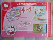 HELLO KITTY - interaktywny QUIZ - Compendium - CLEMENTONI / bdb