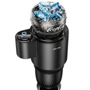 Uchwyt do samochodu na kubek schładzacz lato termiczny czarny zimne napoje