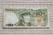 50 zł Karol Świerczewski 1988 r. seria HR 0829257