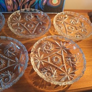 Kryształowe miseczki 6 sztuk 