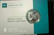 Moneta 10zł 200-lecie urodzin Hipolita Cegielskiego 