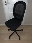 Krzesło biurowe IKEA Flintan obrotowe czarne prawie nowe