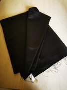 Czarny materiał na zasłony 100% zaciemniający 108x 300cm 