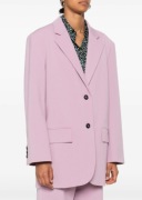 Marc O'Polo liliowa marynarka wysoka jakość wełna