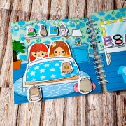 Książeczka na rzepy Toca Boca Life. Domek nad morzem.