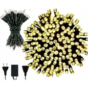 Lampki choinkowe BIAŁE CIEPŁE 100 LED 8 TRYBÓW WEW/ZEW 8,5 M 