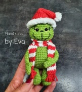 Figlarny Grinch na szydełku. Idealny prezent świąteczny
