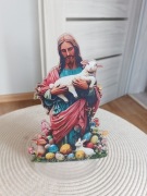 Świąteczne, witraże  stojące z akrylu.