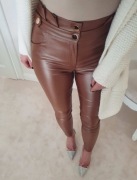 Spodnie woskowane DIOR By Me - camel