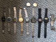 Zestaw zegarkow Anker, Timex, Tag Heuer, Casio