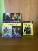 Cyberpunk książka + pudełko z gry wraz z zawartością
