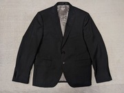 Szara elegancka wełniana polska marynarka Lancerto 170/104 170 104 ok. L XL