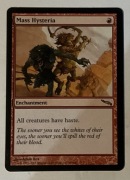 Mass Hysteria MTG karty Magic the Gathering