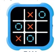 Kółko krzyżyk gra elektroniczna logiczna tic tac toe konsola przenośna