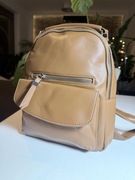 Brązowy plecaczek z ekoskóry