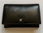 Nowy skorzany portfel Rubinstein, czarny, uniseks, 10x13cm