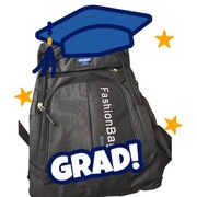 Plecak szkolny czarny Fashion Bag 4 przegrody zapinane na zamek