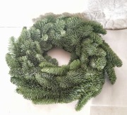 Wianek świąteczny wianki stroik 50cm OKAZJA żywy