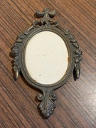Ciekawa Stara ramka na zdjęcie owalna zdobiona #1