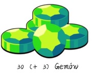 Gemy Brawl Stars | 30 (+3) |