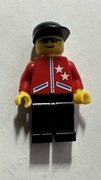 LEGO CITY TOWN FIGURKA JACKET 2 STARS RED jstr004