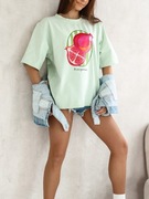 T-SHIRT DAMSKI NADRUK POLSKA MARKA NOWOŚĆ SM LXL