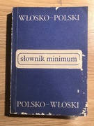 Słownik minimum włosko-polski polsko-włoski