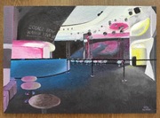 Obraz 'Cap at the counter' P. Ece Yakacik Leczycki