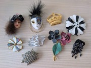 Broszki - biżuteria vintage (m.in. NAPIER)