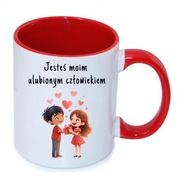 Kubek walentynkowy dla par, zakochanych, dla żony i męża lub partnera/ki