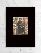 Matka Boska obrazek A4, religijny plakat 21x30, dawna sztuka plakat A4
