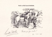 Autograf - William Holt (1897-1977) - 2 szt. - oryginał.