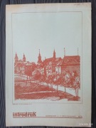 Blok biurowy Introdruk Warszawa ul. Karowa  papier piśmienny A4 czysty PRL