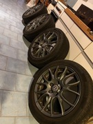 aluminiowe felgi VW ANZIO VISION 5 X 114,3 z rocznymi oponami w komplecie 