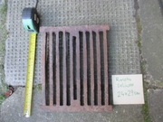 Ruszta żeliwne do pieca 24 x 29 cm.