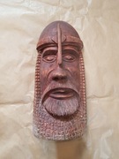 Maska drewniana głowa/chełm/twarz