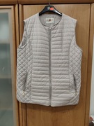 Kamizelka damska pikowana beżowa 