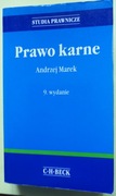 PRAWO KARNE - Andrzej Marek. Wydanie z 2009roku. 