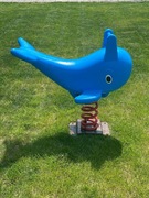 Kolorowy Bujak Wieloryb Dla dzieci Plac Zabaw