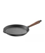 Żeliwna patelnia Skeppshult z drewnianą rączką patelnia tradycyjna 28 cm