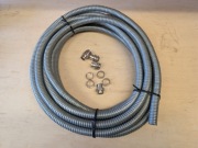 Rura peszel ochronny wąż stalowy ocynkowany giętki 20/17 mm x 8 metrów