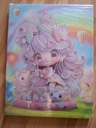 Wyklejanka diamentowa Fioletowa dziewczynka na sztaludze