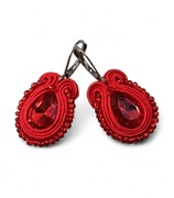 Kolczyki sutasz Nane Sutasz rękodzieło artystyczne 