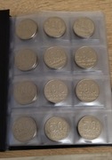Kolekcja monet w klaserze 100szt