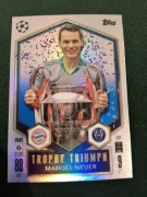 Kart match attax 2024/2025 topps Manuel Neuer trophy Triumph Bayern Munchen