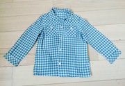 Koszula dziecięca w kratę vintage 70/80