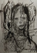 Portret Kobiety Abstrakcja Obraz Rysunek Do Salonu Prezent