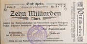 + Niemcy + Brunndobra + 10.000.000.000  Marek + 1923 + Rzadkosc ! 