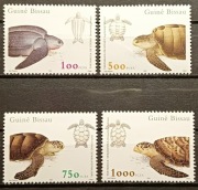 FAUNA ŚWIATA - GWINEA BISSAU ** - czysty - ŻÓŁWIE - 9,25 Euro